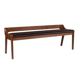 Boraam Rasmus Chestnut Wire Brush Brown Dining Bench