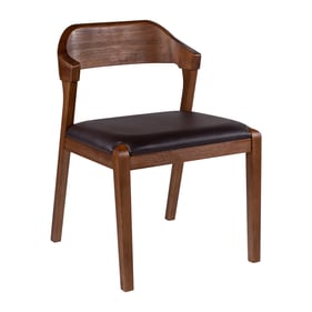 Boraam Rasmus Chestnut Wire Brush Brown Dining Side Chair