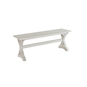 Boraam Jamestown Antique White Dining Bench