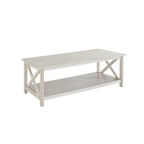 Boraam Jamestown Antique White Coffee Table