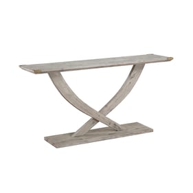 Boraam Montana Light Barnwood Wire Brush Console Table