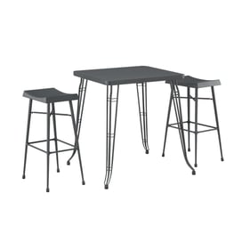 Boraam Gilbert Gray 3pc Pub Set