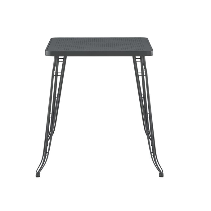 Boraam Gilbert Gray Square Pub Table BRM-80735