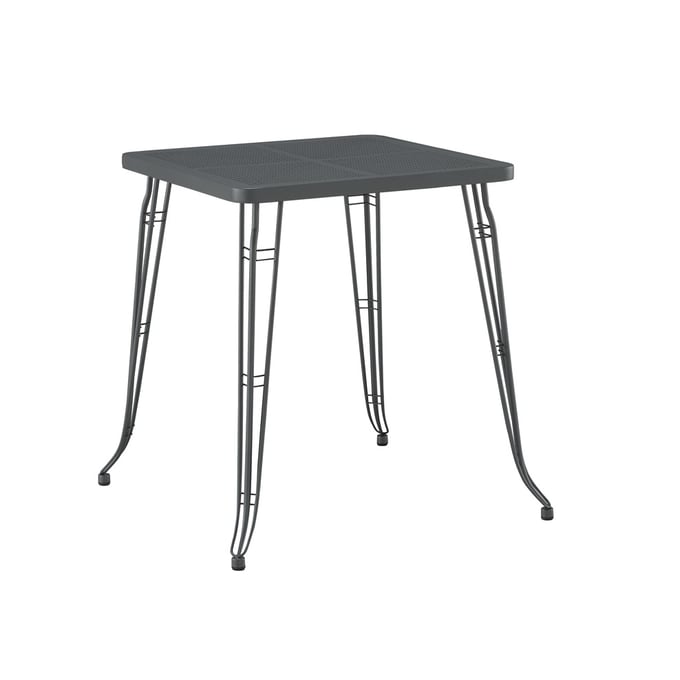 Boraam Carson Gray Square Pub Table BRM-80745