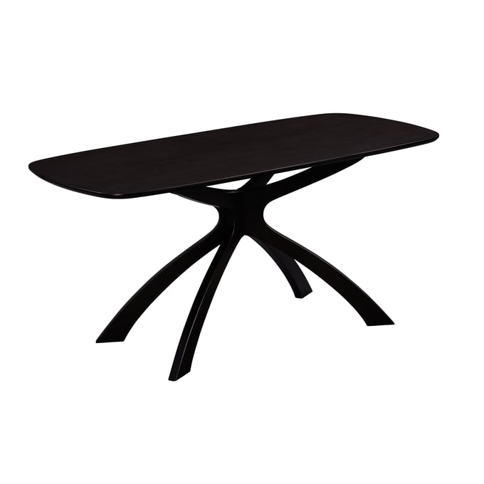 Boraam Orleans Black 63 Inch Cozy Corner Dining Table BRM-84074