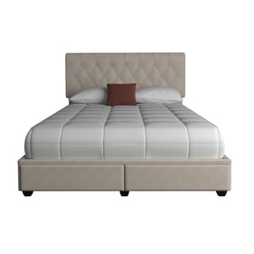 Bernards Elise Cream King Storage Bed