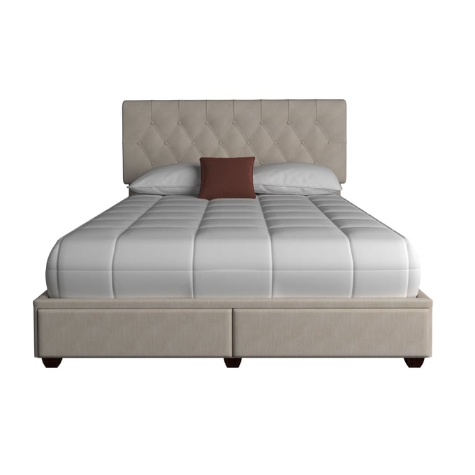 Bernards Elise Cream King Storage Bed BRND-1192DS-110