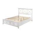 White Nova Ii King X Storage Bed