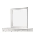 White Nova Ii Landscape Mirror