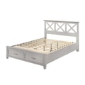 Gray Nova Ii King X Storage Bed