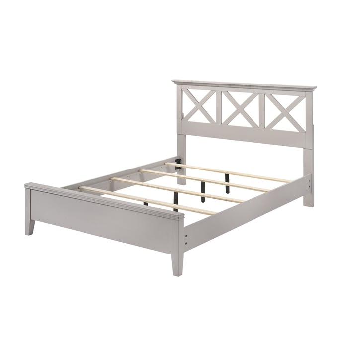 Bernards Nova II Gray King Bed BRND-1281-111