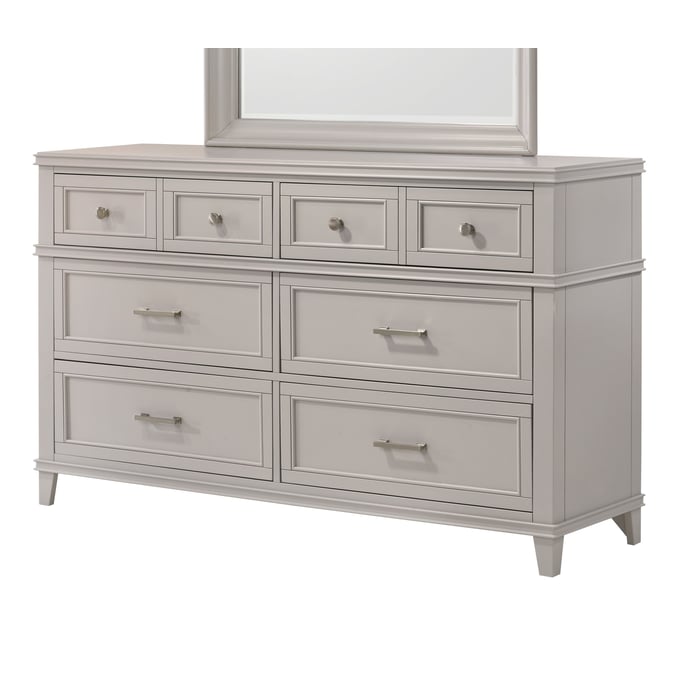 Bernards Nova II Gray 6 Drawer Dresser BRND-1281-132