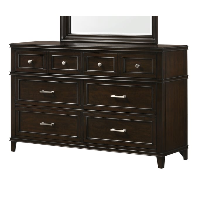 Bernards Nova II Cherry 6 Drawer Dresser BRND-1282-132