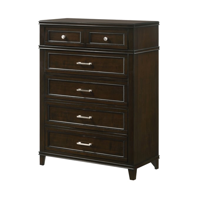 Bernards Nova II Cherry 5 Drawer Chest BRND-1282-152