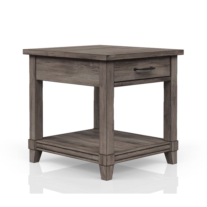 Bernards Hartford Rustic End Table BRND-1284-002