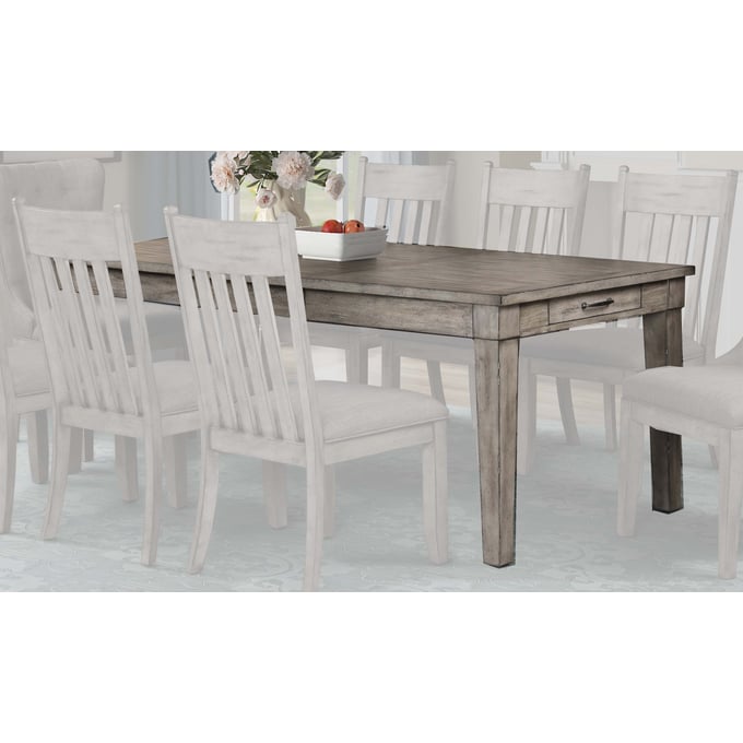 Bernards Hartford Rustic Leg Dining Table With Drawers BRND-1284-500