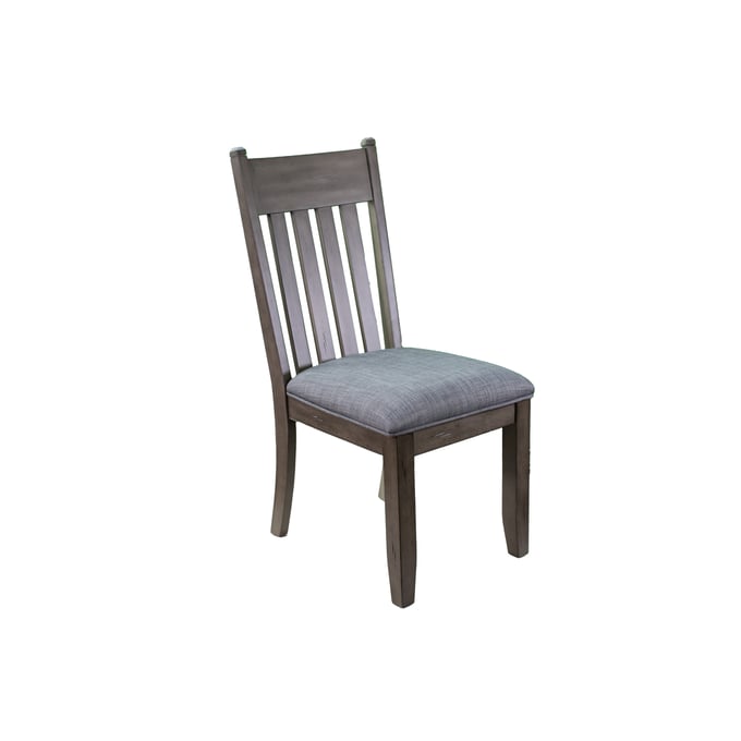 2 Bernards Hartford Rustic Slat Back Side Chairs BRND-1284-510