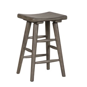 2 Bernards Hartford Rustic Backless Gathering Stools