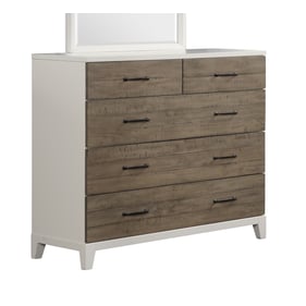 Bernards Daydreams Taupe White Dresser