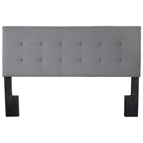 Bernards Eden Gray Upholstered Queen Headboard