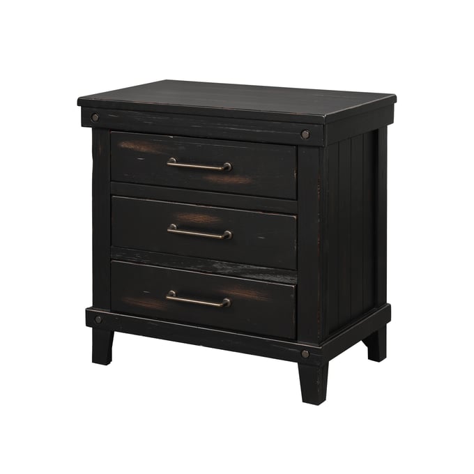 Bernards Spruce Creek Black Nightstand BRND-1708-120