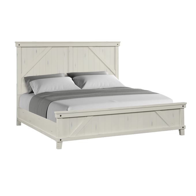 Bernards Spruce Creek White King Bed BRND-1709-110