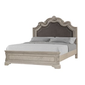 Bernards Coventry Light Gray Queen Panel Bed