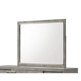 Bernards Aries Gray Landscape Mirror