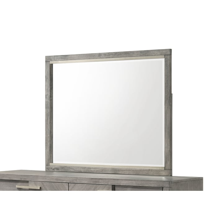 Bernards Aries Gray Landscape Mirror BRND-211-140