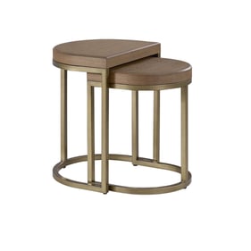 Bernards Aurora Latte Nesting Table