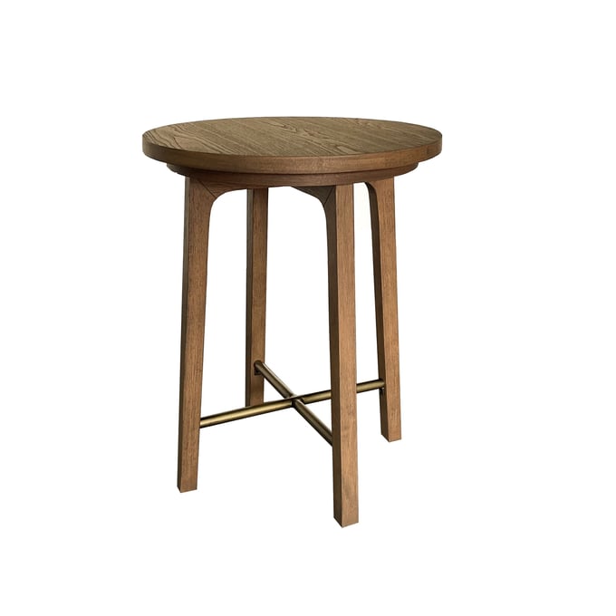 Bernards Aurora Latte X Base Accent Table BRND-3098-013