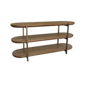 Bernards Aurora Latte Console Table