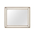 Aurora Wood & Metal Mirror