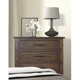 Bernards Danville Spice Brown 5 Drawer Chest