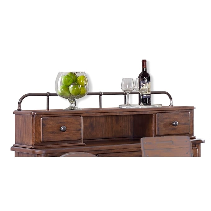 Bernards Danville Spice Brown Accent Hutch BRND-315-525