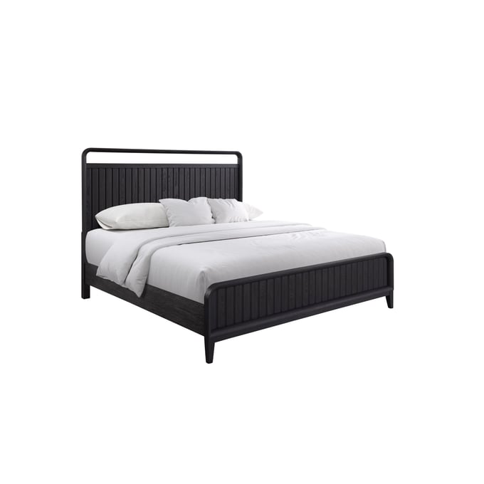 Bernards Aurora Peppercorn Queen Open Panel Bed BRND-3198-105