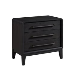 Bernards Aurora Peppercorn 3 Drawer Nightstand