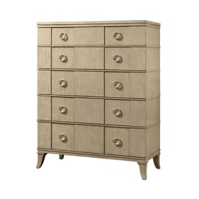 Bernards Verona Country White 5 Drawer Chest