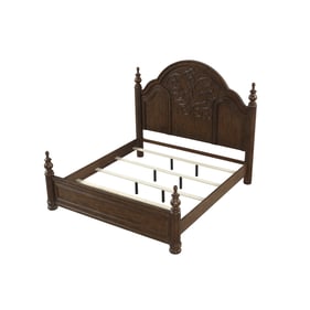 Bernards Tuscany Warm Mahogany Queen Panel Bed