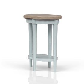 Bernards Wilmington Ocean Sand Chairside Table