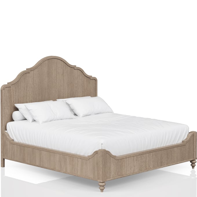 Bernards Wilmington Sand Queen Panel Bed BRND-338-105