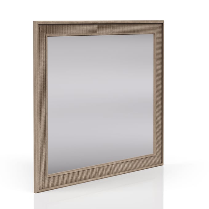 Bernards Wilmington Sand Cane Mirror BRND-338-141