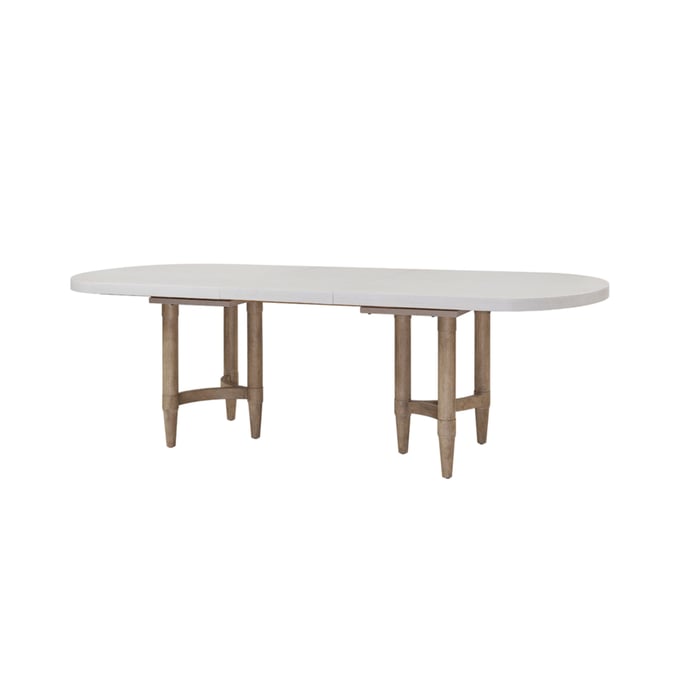 Bernards Wilmington Sand Pillar Trestle Table BRND-338-502