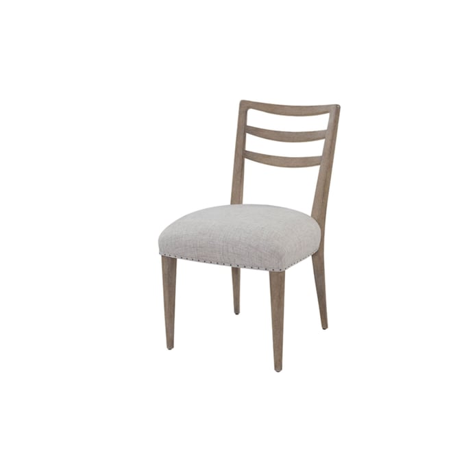 2 Bernards Wilmington Sand Ladderback Dining Chairs BRND-338-511