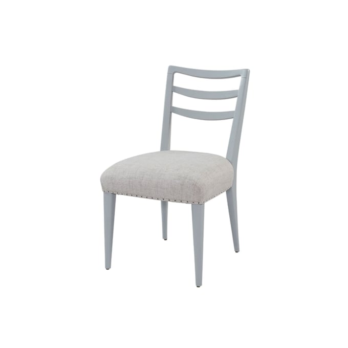 2 Bernards Wilmington Ocean Ladderback Dining Chairs BRND-338-511-O