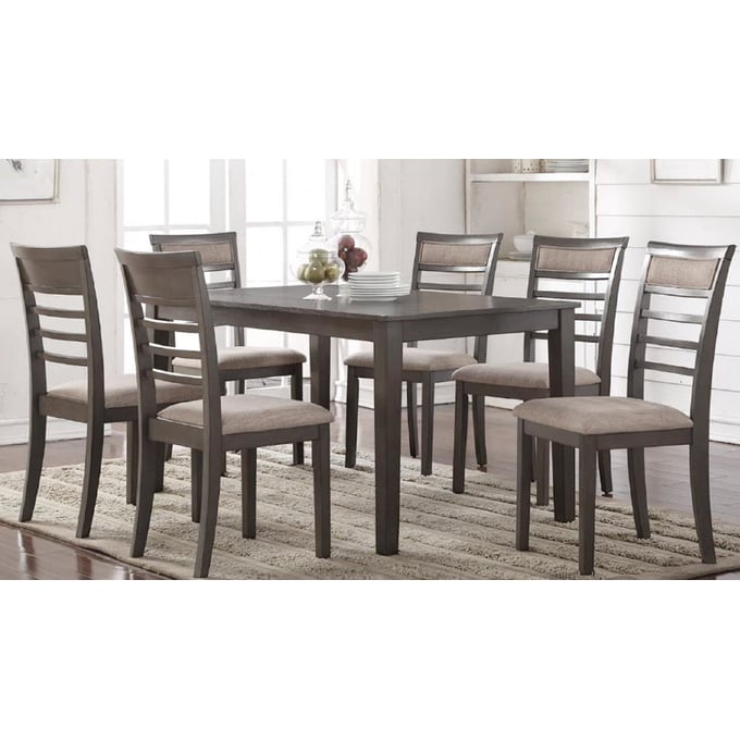 Bernards Glendale Casual 7pc Dining Room Set BRND-5763-500