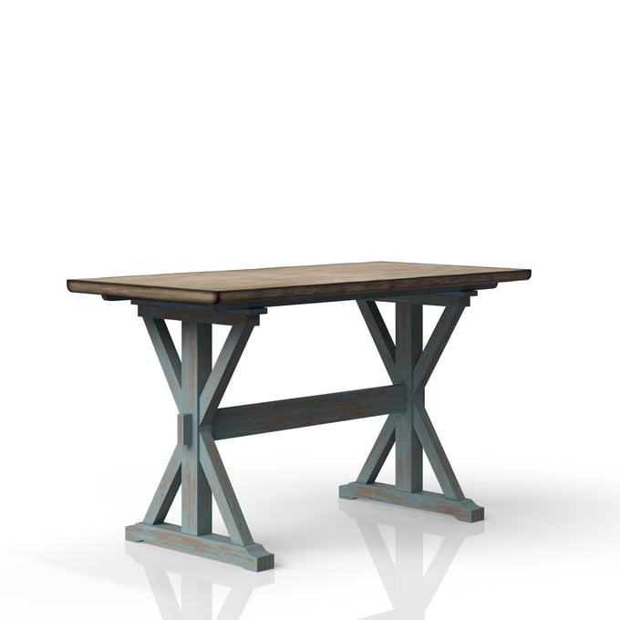 Bernards Summerville II Light Blue Rustic Counter Dining Table BRND-5800-530