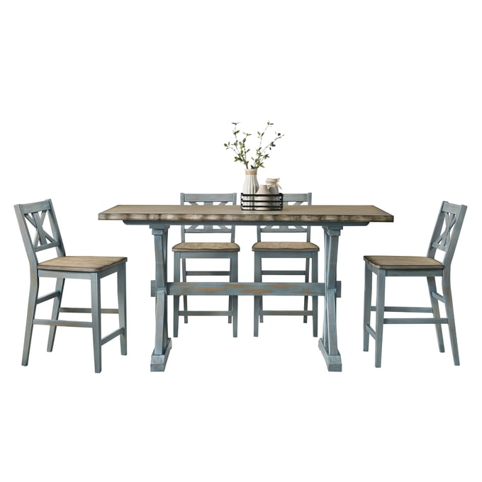 Bernards Summerville Ii 5pc Counter Dining Set BRND-5800-30-40-BAR-S1