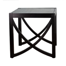 Bernards Archie Black End Table