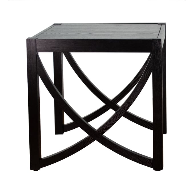 Bernards Archie Black End Table BRND-5817-002